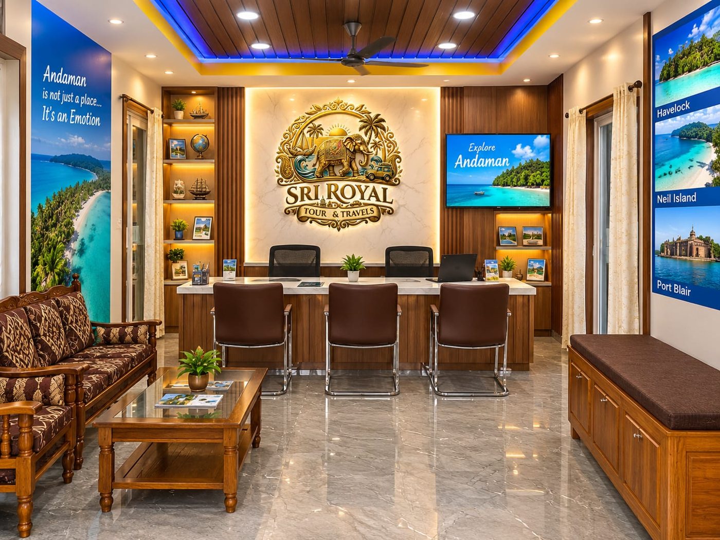 Sri Royal Tour & Travels office reception